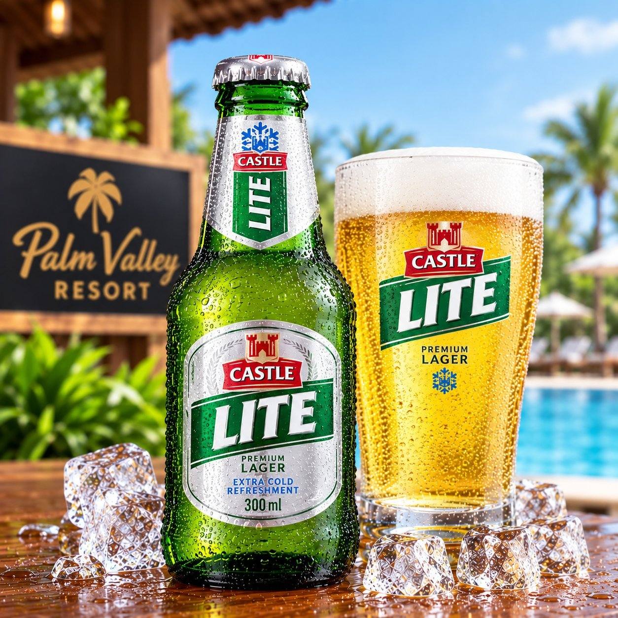 Castle Lite Lager-Dumpy (300ml)